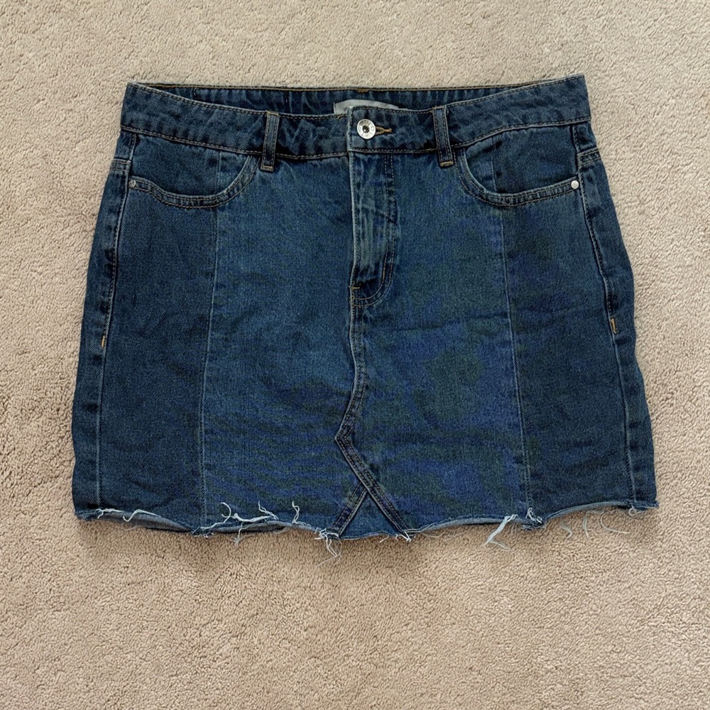 Vero Moda Dark Blue Denim Mini Skirt